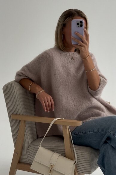 Ash rose sweater "Cloud"