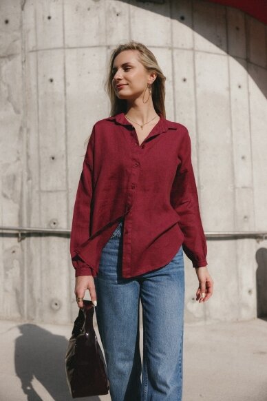 Bordo linen shirt 2