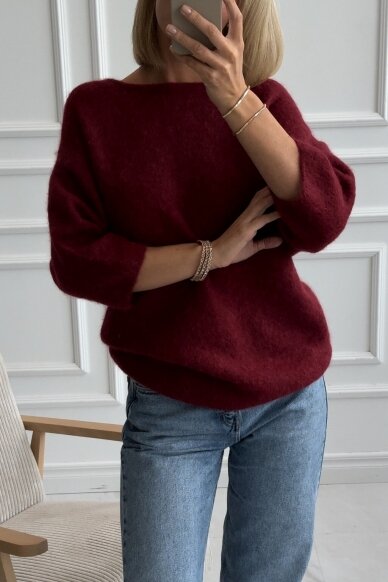 Bordo sweater "Alpaca" 4