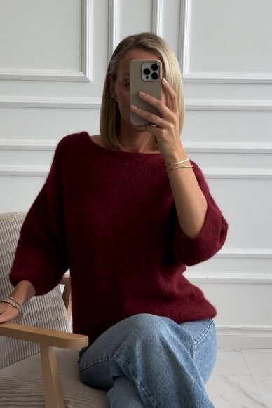 Bordo sweater "Alpaca"