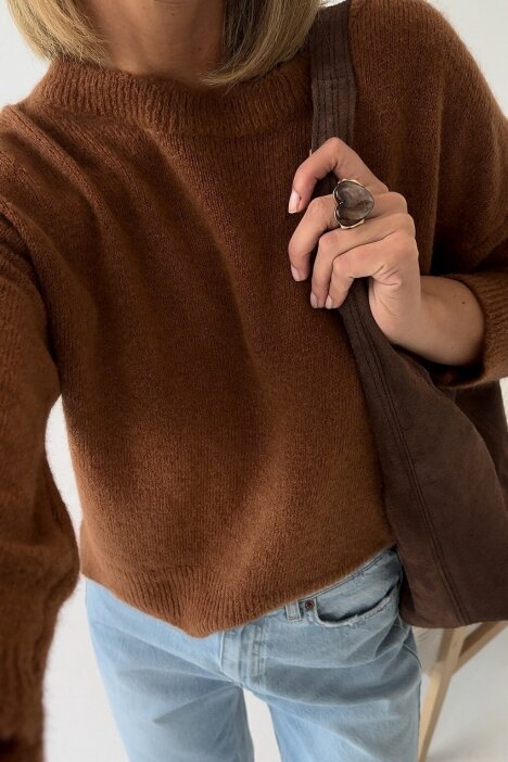 Camel sweater "Baby alpaca"