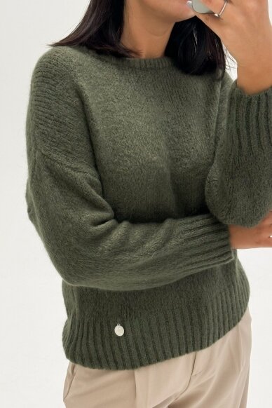 Chaki sweater "Basics" 1