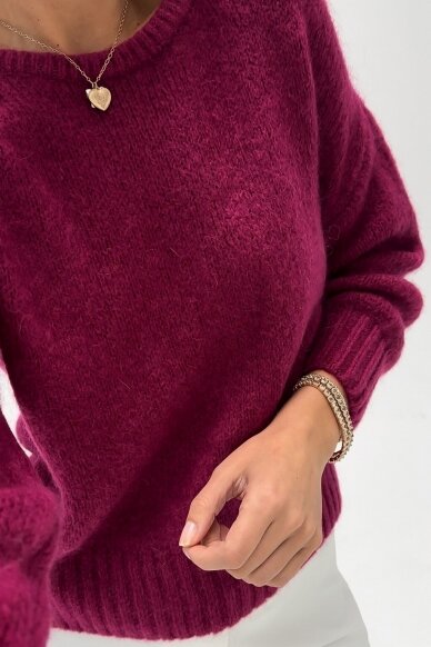 Ciklamen sweater "Basics" 1