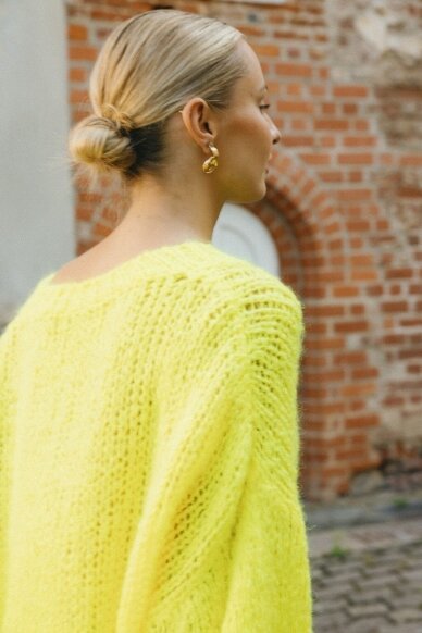 Yellow sweater "Boho" 6