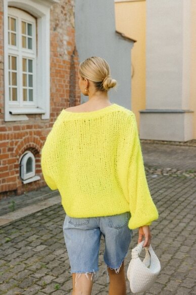 Yellow sweater "Boho" 7