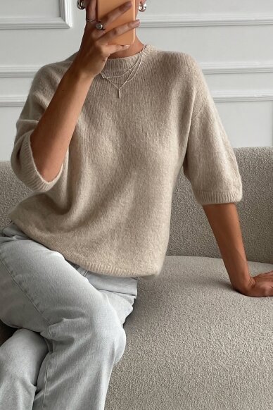 Beige sweater "Softy" 2