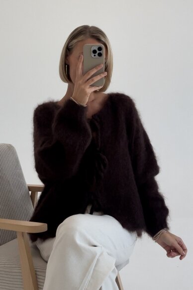 Luxury choco sweater "Ribbon" 1