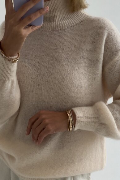 Luxury cream sweater "Anna"