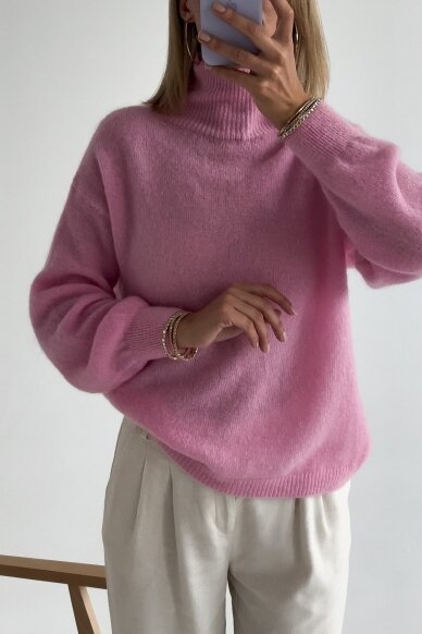 Luxury rose sweater "Anna" 2