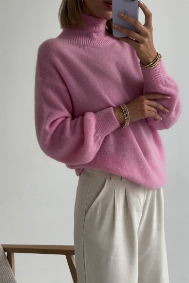 Luxury rose sweater "Anna" 1