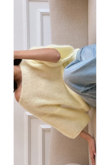 Luxury yellow sweater "Bianca"