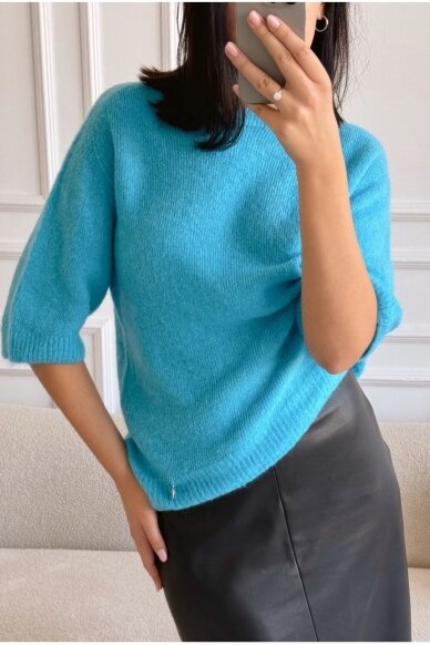 Blue sweater "Softy"