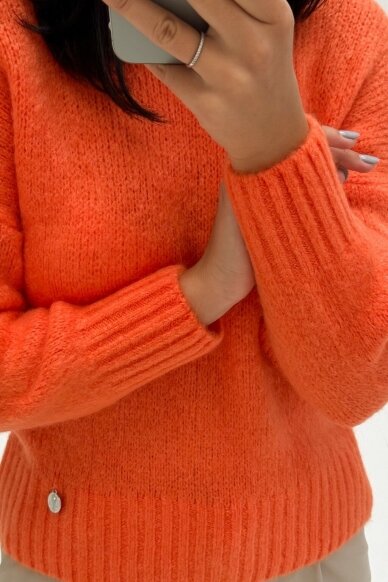 Orange sweater "Basics"