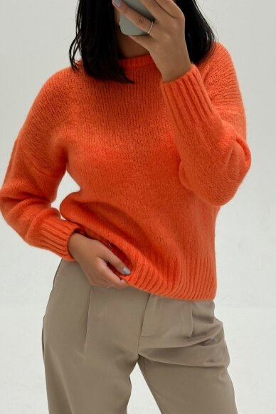 Orange sweater "Basics" 1