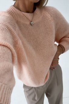 Peach sweater "Favorite"