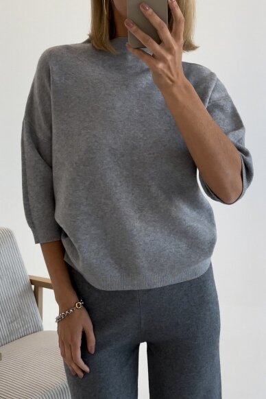 Grey blouse "Claudia"