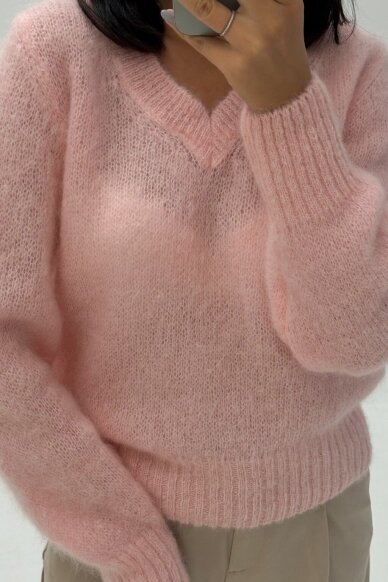 Pink sweater "Luxury Franceska"