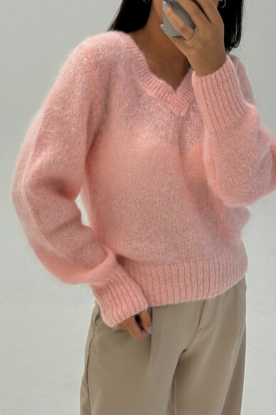 Pink sweater "Luxury Franceska" 1