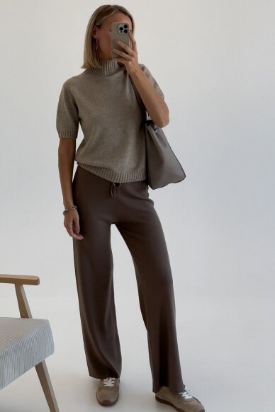 Brown trousers "Basic" 3