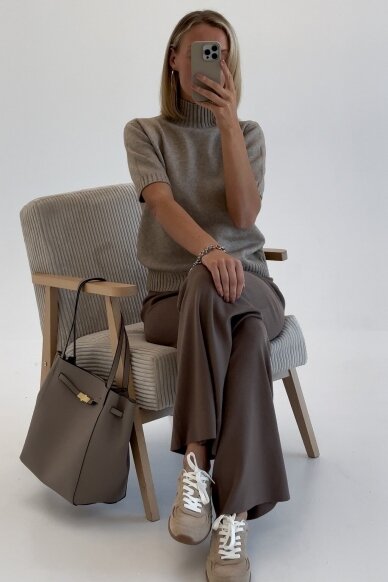 Brown trousers "Basic" 7