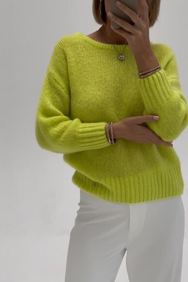 Bright yellow sweater "Basics"