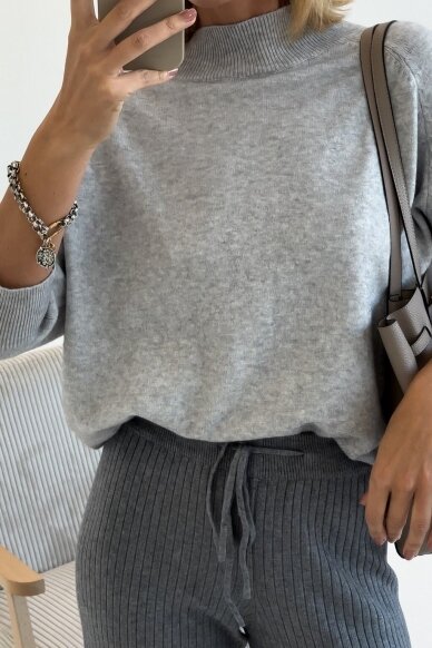 Light Grey blouse "Simple" 1