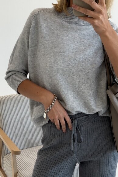 Light Grey blouse "Simple" 3