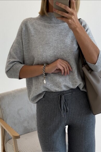 Light Grey blouse "Simple" 4