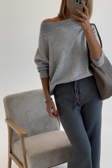 Light Grey blouse "Simple"