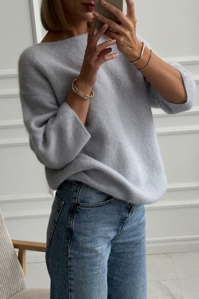 Light grey sweater "Alpaca" 2