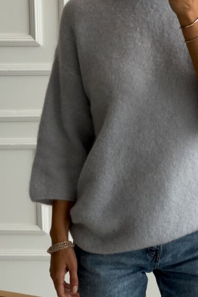 Light grey sweater "Alpaca" 3