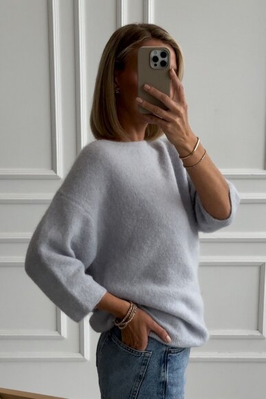 Light grey sweater "Alpaca" 1