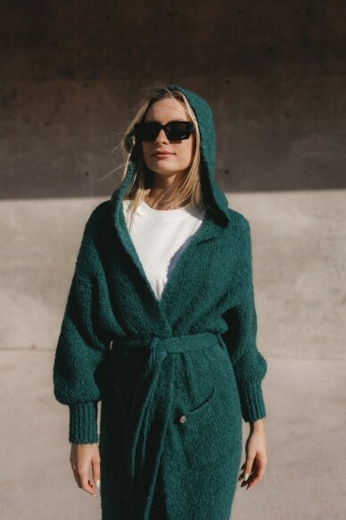 Green cardigan 2