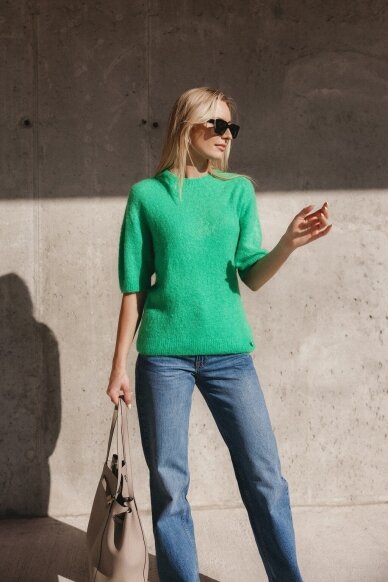 Green sweater "Softy" 4