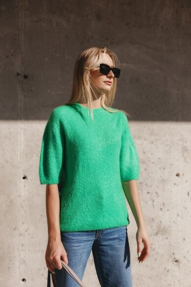 Green sweater "Softy" 2